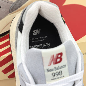 New Balance 998 Made in USA Grey/Black U998GB