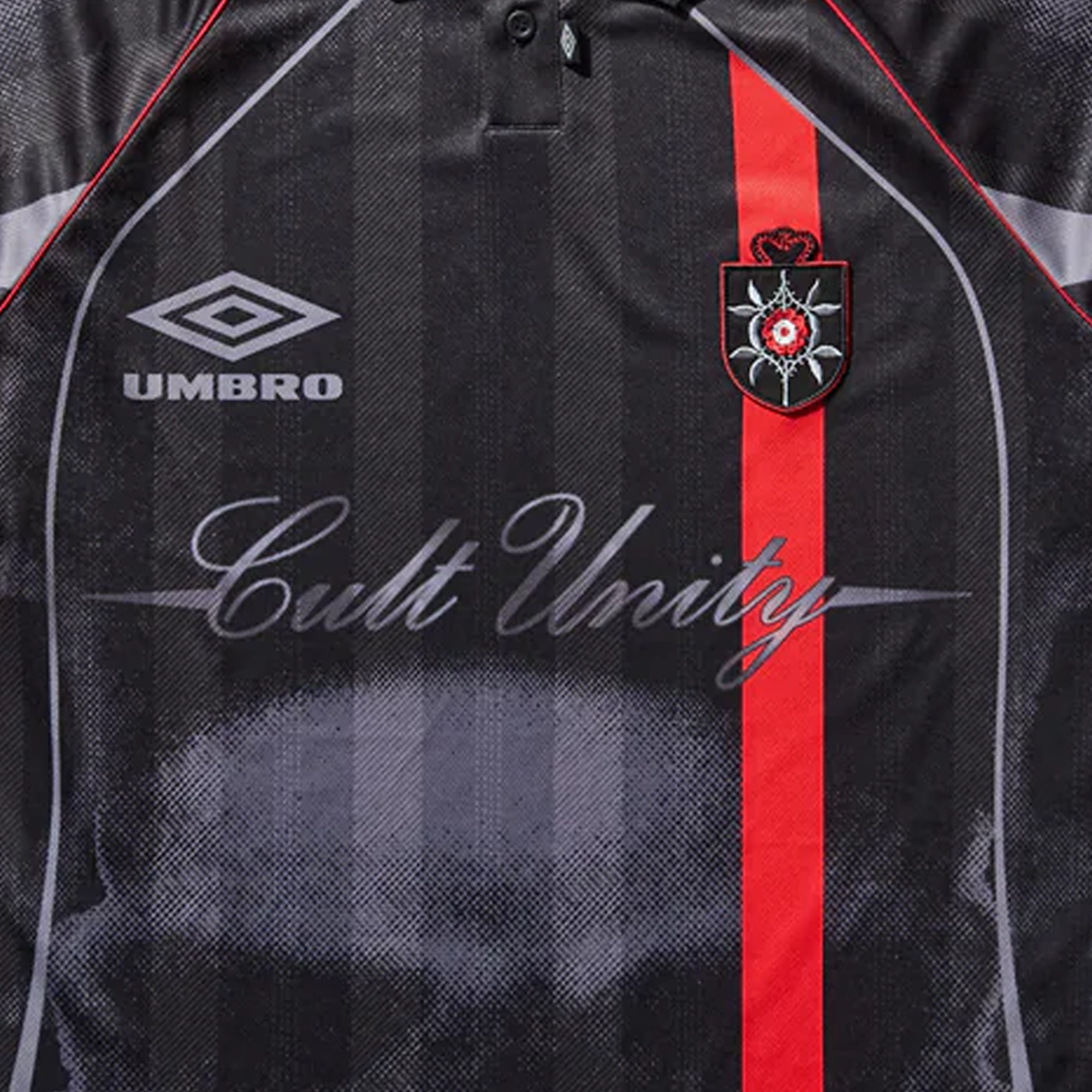 Umbro 01 03 Polo Black Red