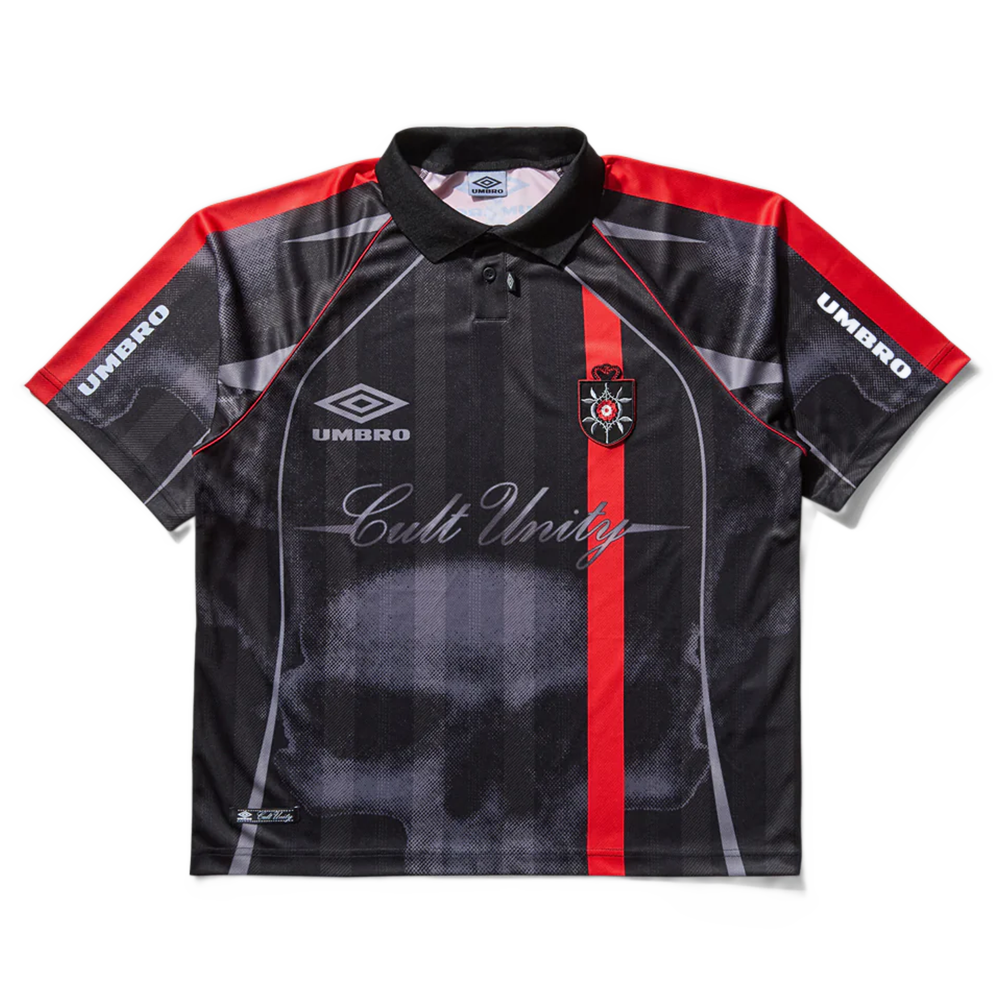 Umbro 01 03 Polo Black Red