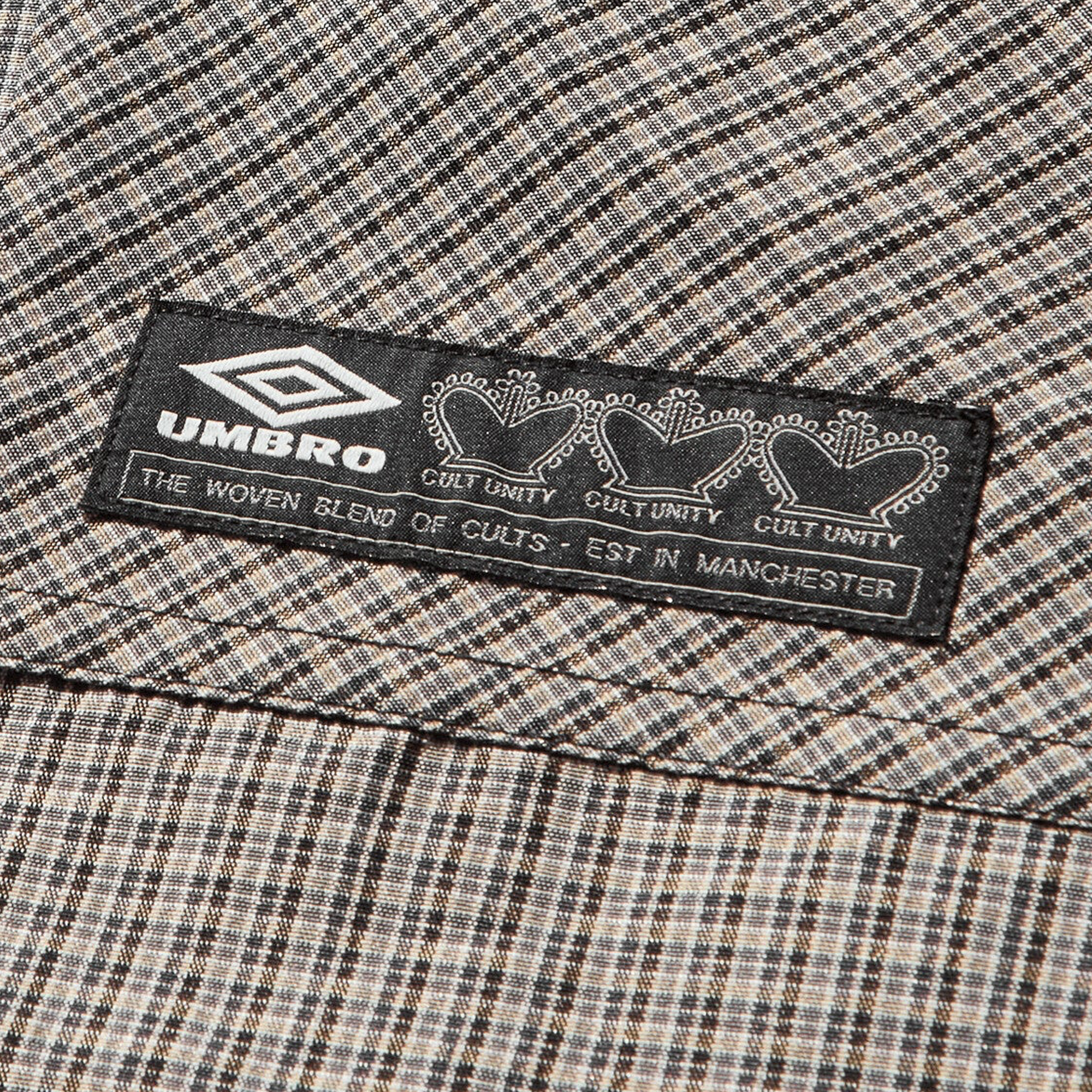 Umbro Check Track Pants Beige Black