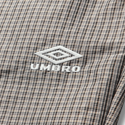 Umbro Check Track Pants Beige Black