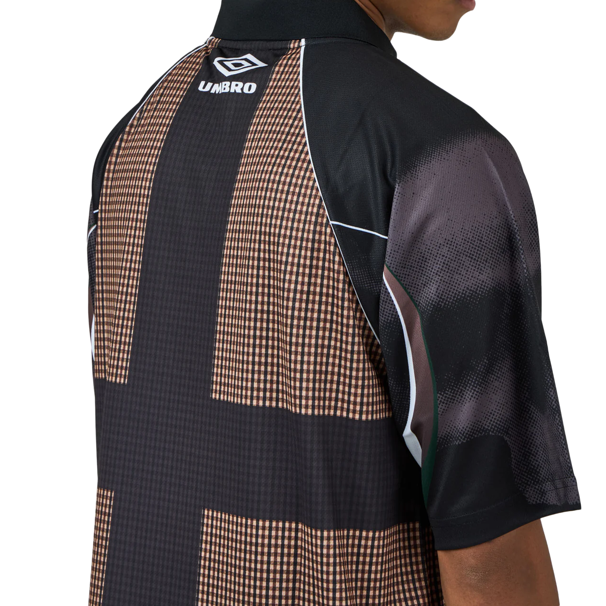 Umbro Cult Unity Check Polo Beige Black