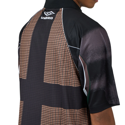 Umbro Cult Unity Check Polo Beige Black