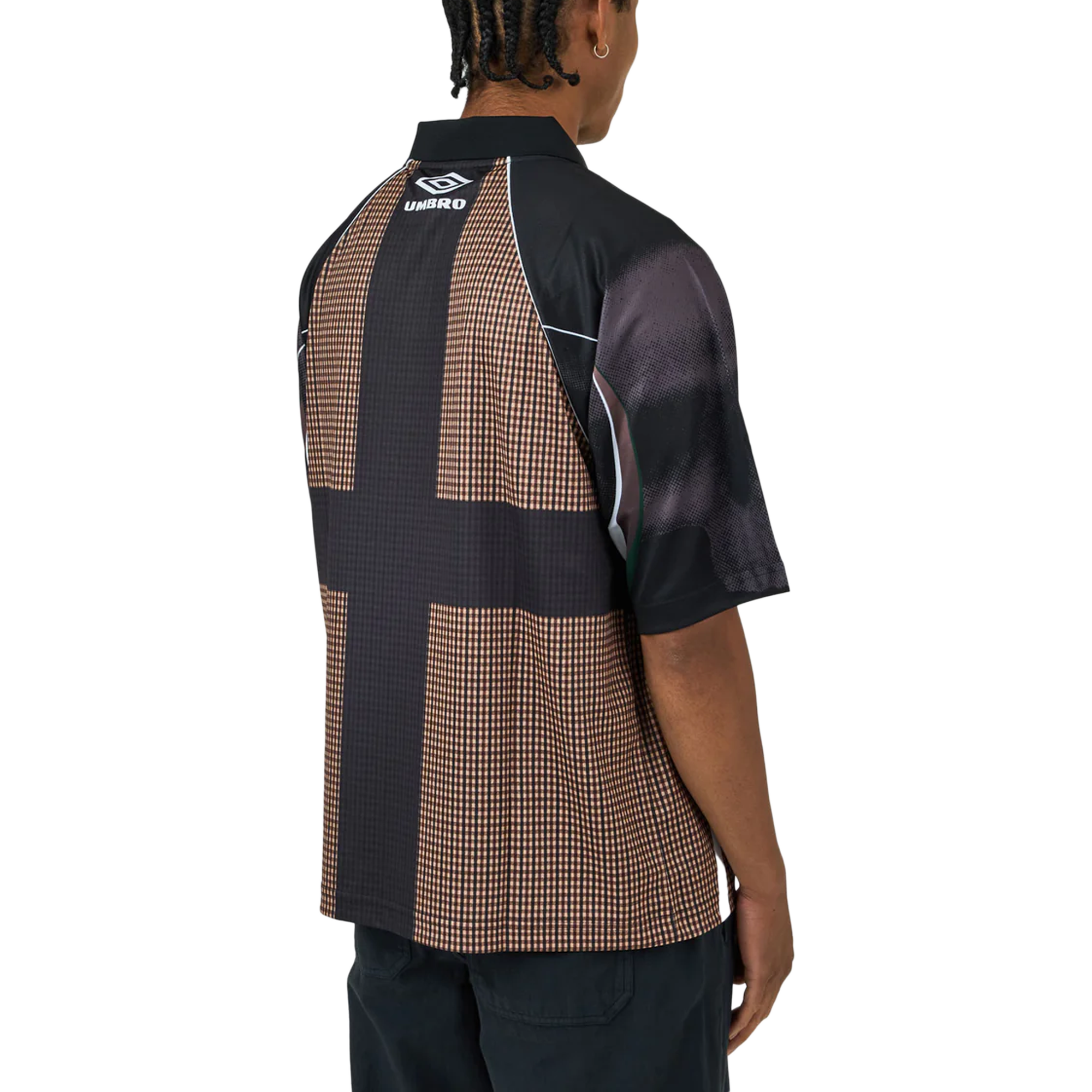 Umbro Cult Unity Check Polo Beige Black