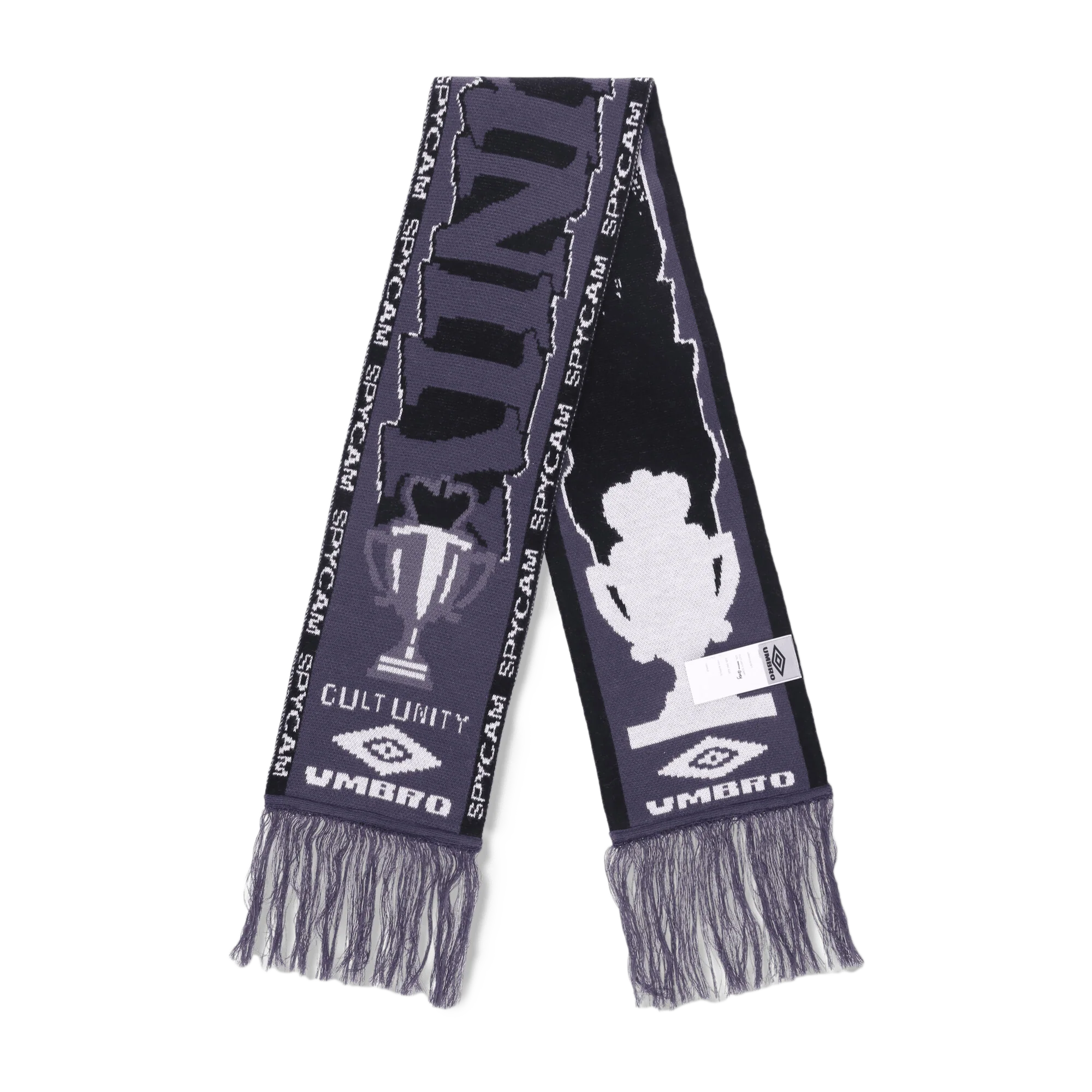 Umbro Cult Unity Scarf Black Grey