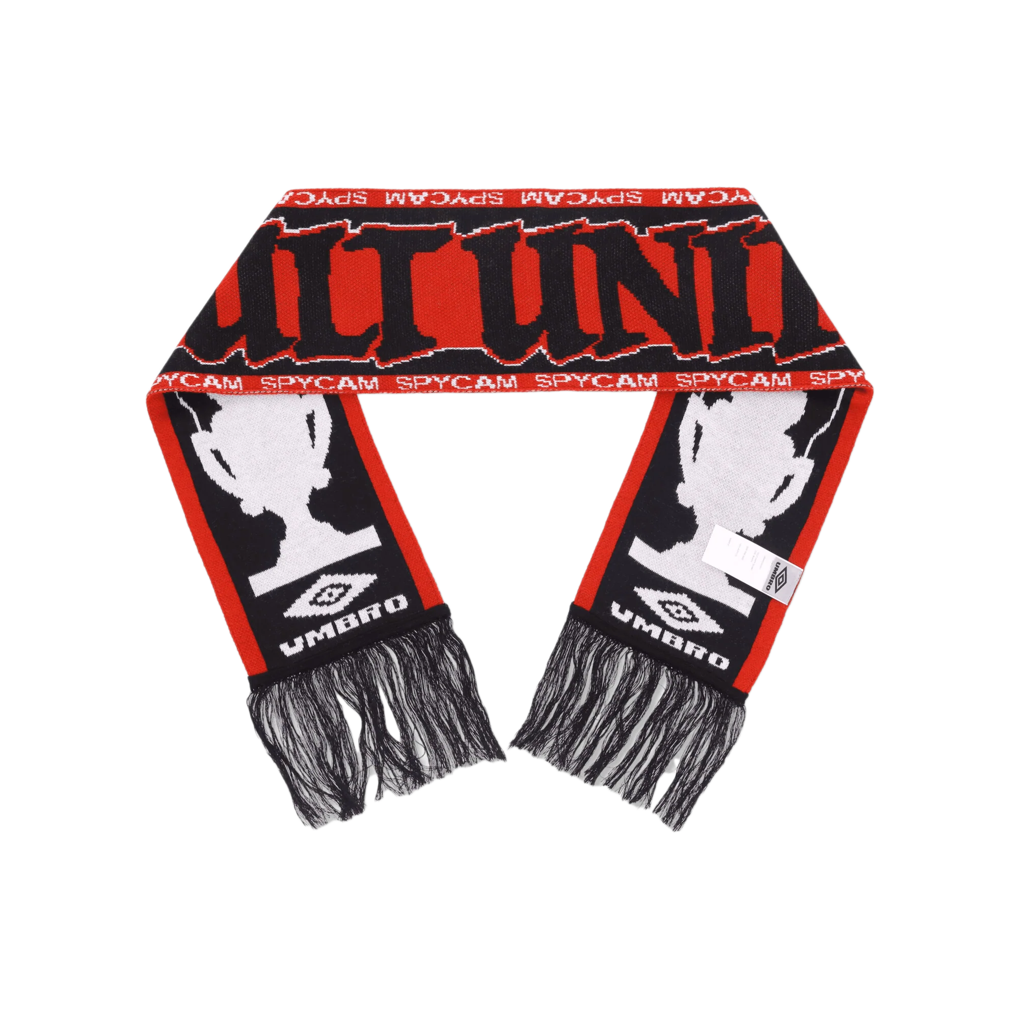 Umbro Cult Unity Scarf Black Red
