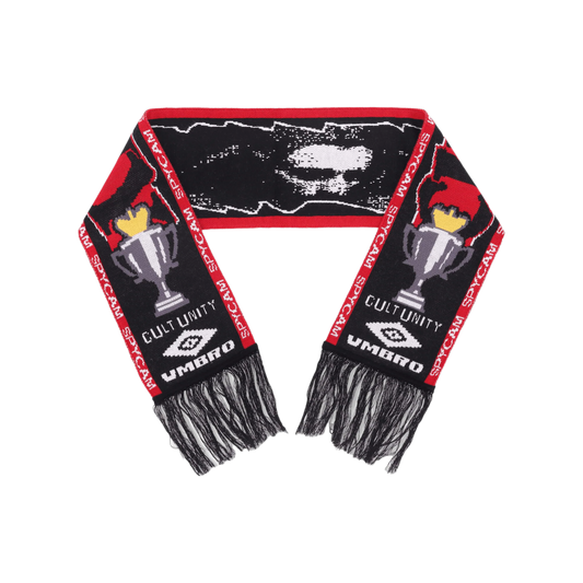 Umbro Cult Unity Scarf Black Red