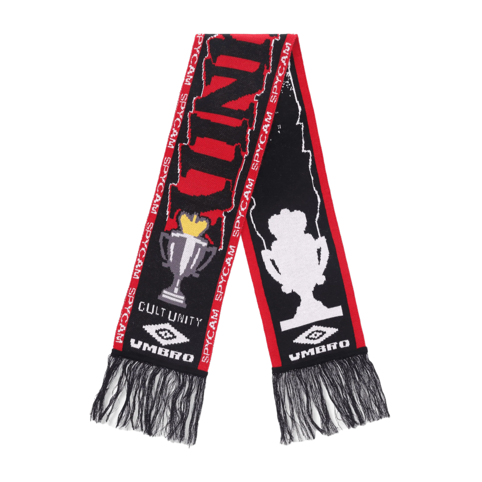 Umbro Cult Unity Scarf Black Red