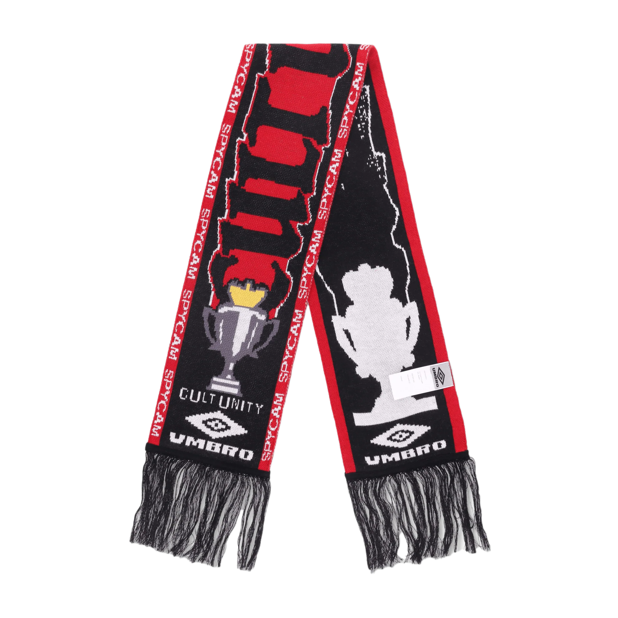 Umbro Cult Unity Scarf Black Red