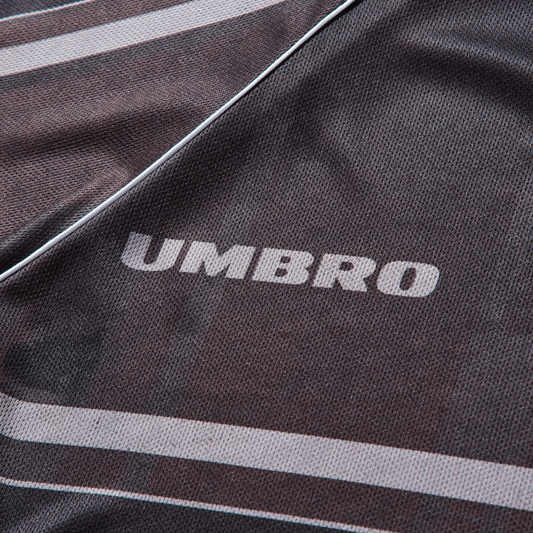 Umbro Distressed Spycam Polo Purple Black