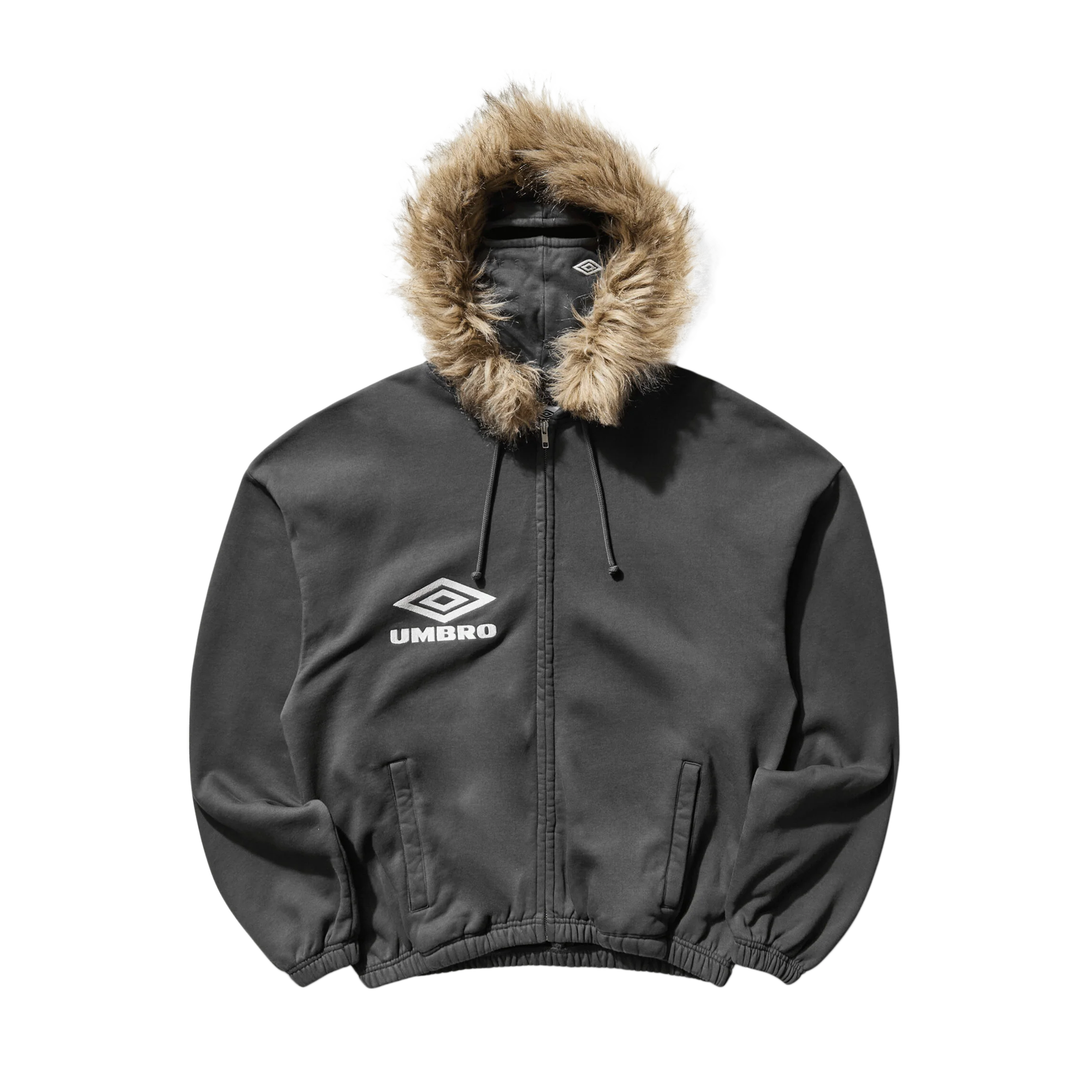 Umbro Fur Masked Hoodie Dark Grey