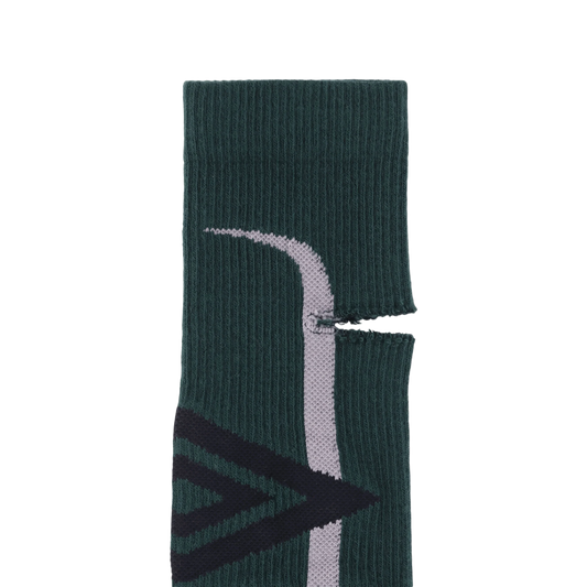Umbro Logo Socks Dark Olive