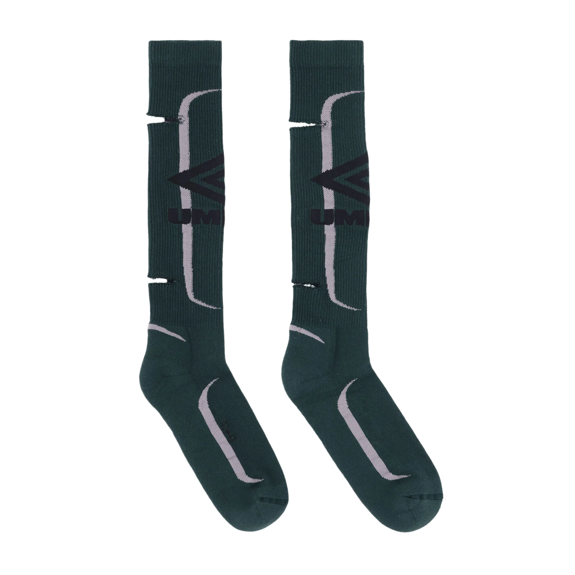 Umbro Logo Socks Dark Olive