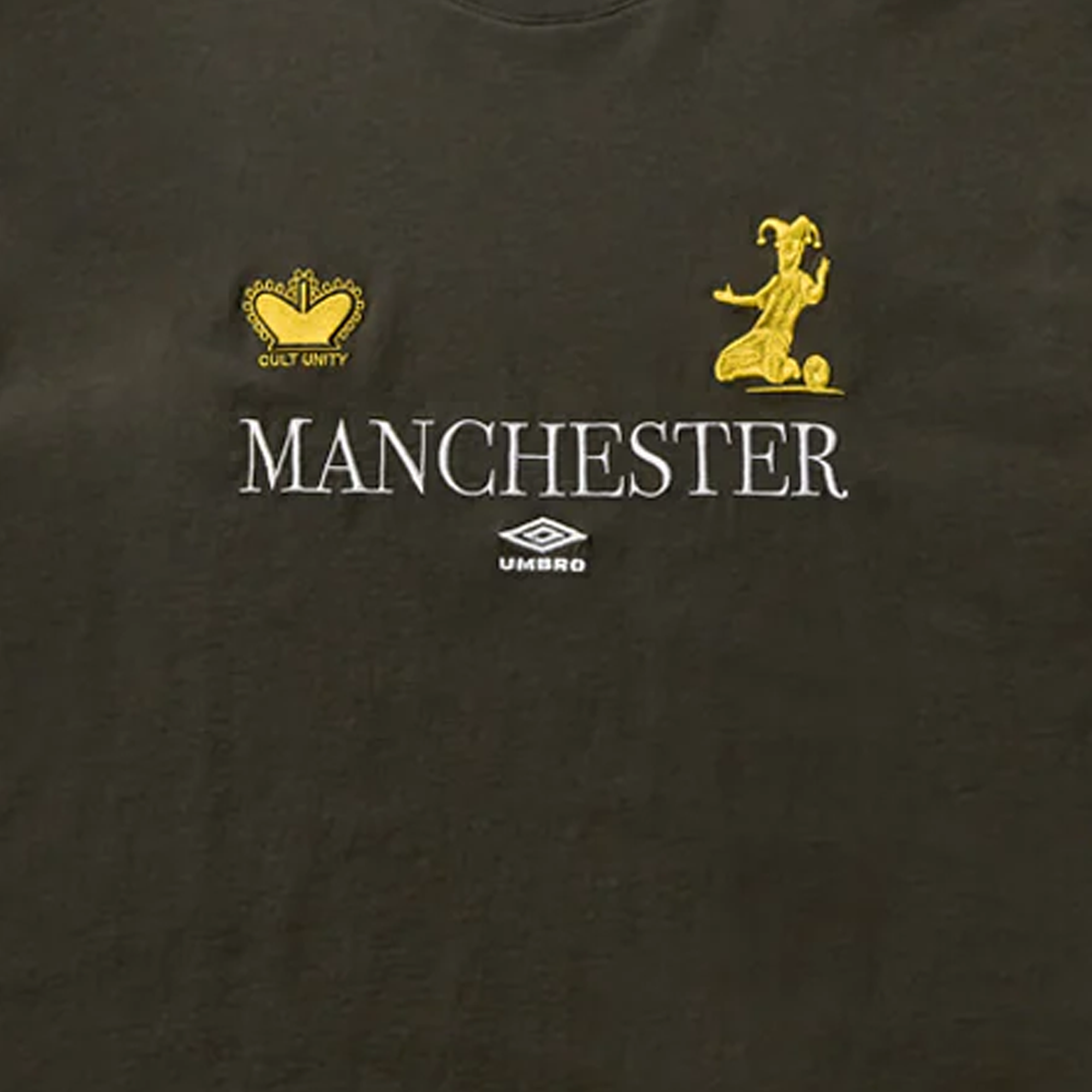 Umbro Manc T Shirt Dark Olive