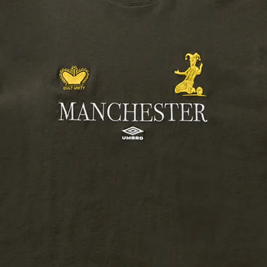 Umbro Manc T Shirt Dark Olive