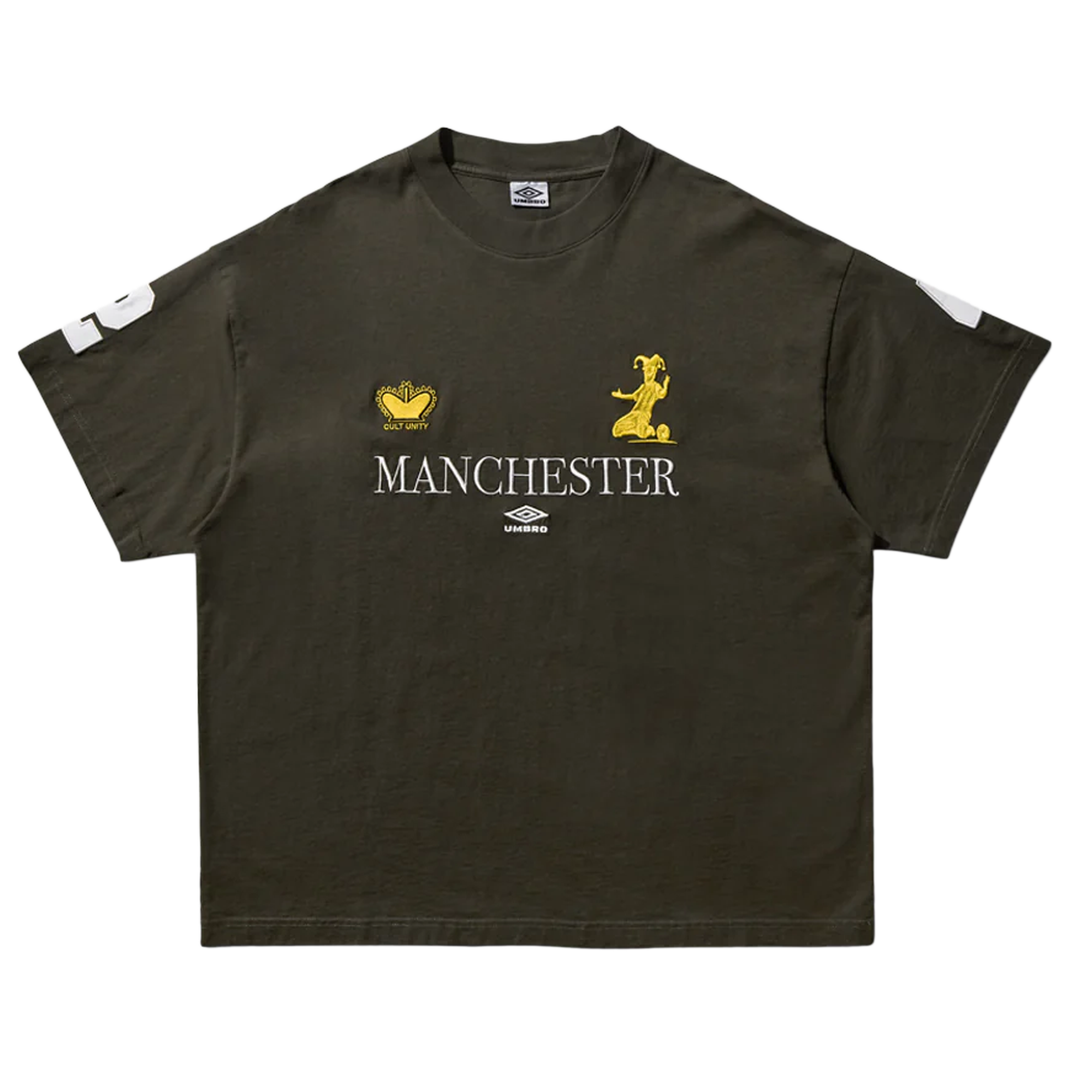 Umbro Manc T Shirt Dark Olive