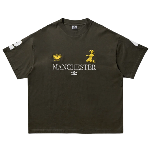 Umbro Manc T Shirt Dark Olive
