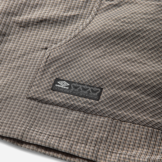 Umbro Masked Check Anorak Beige Black