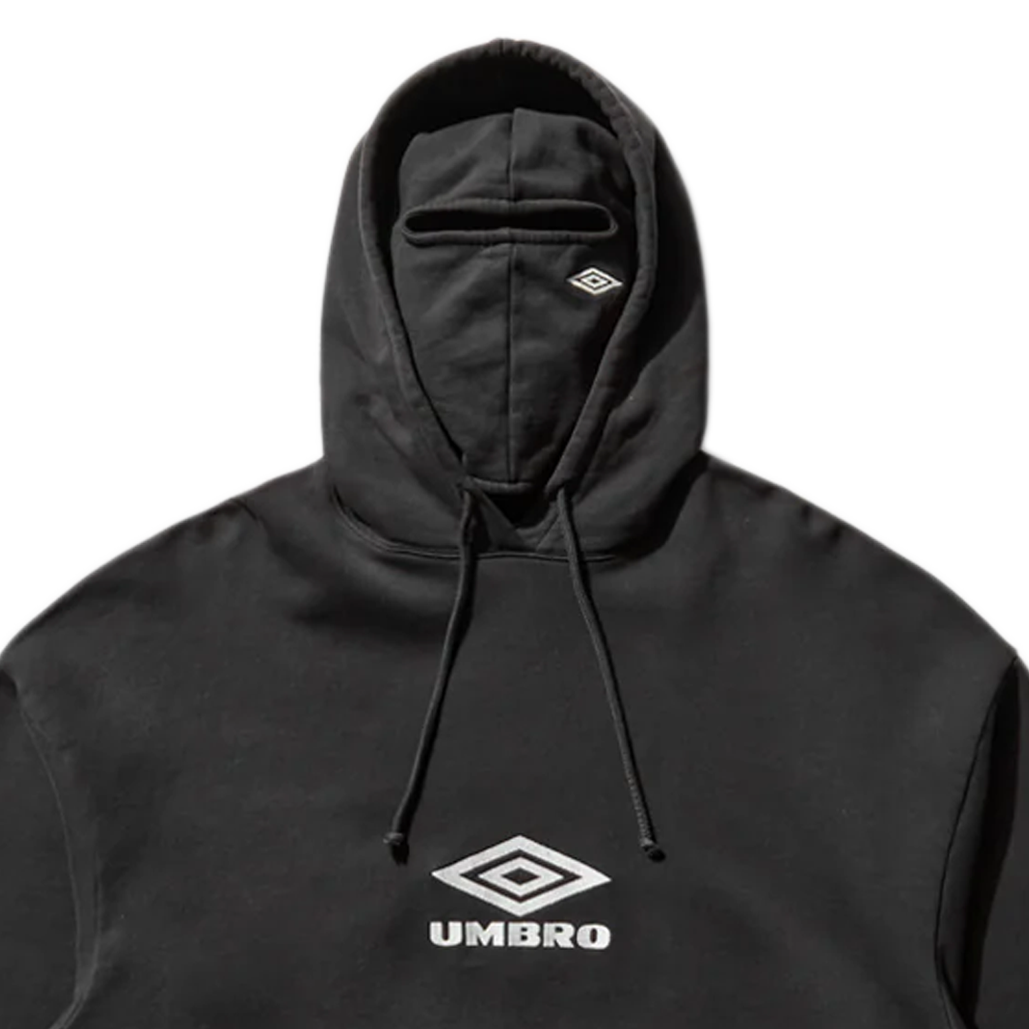 Umbro OG Logo Mask Hoodie Washed Black