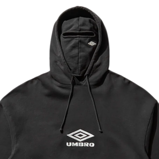 Umbro OG Logo Mask Hoodie Washed Black