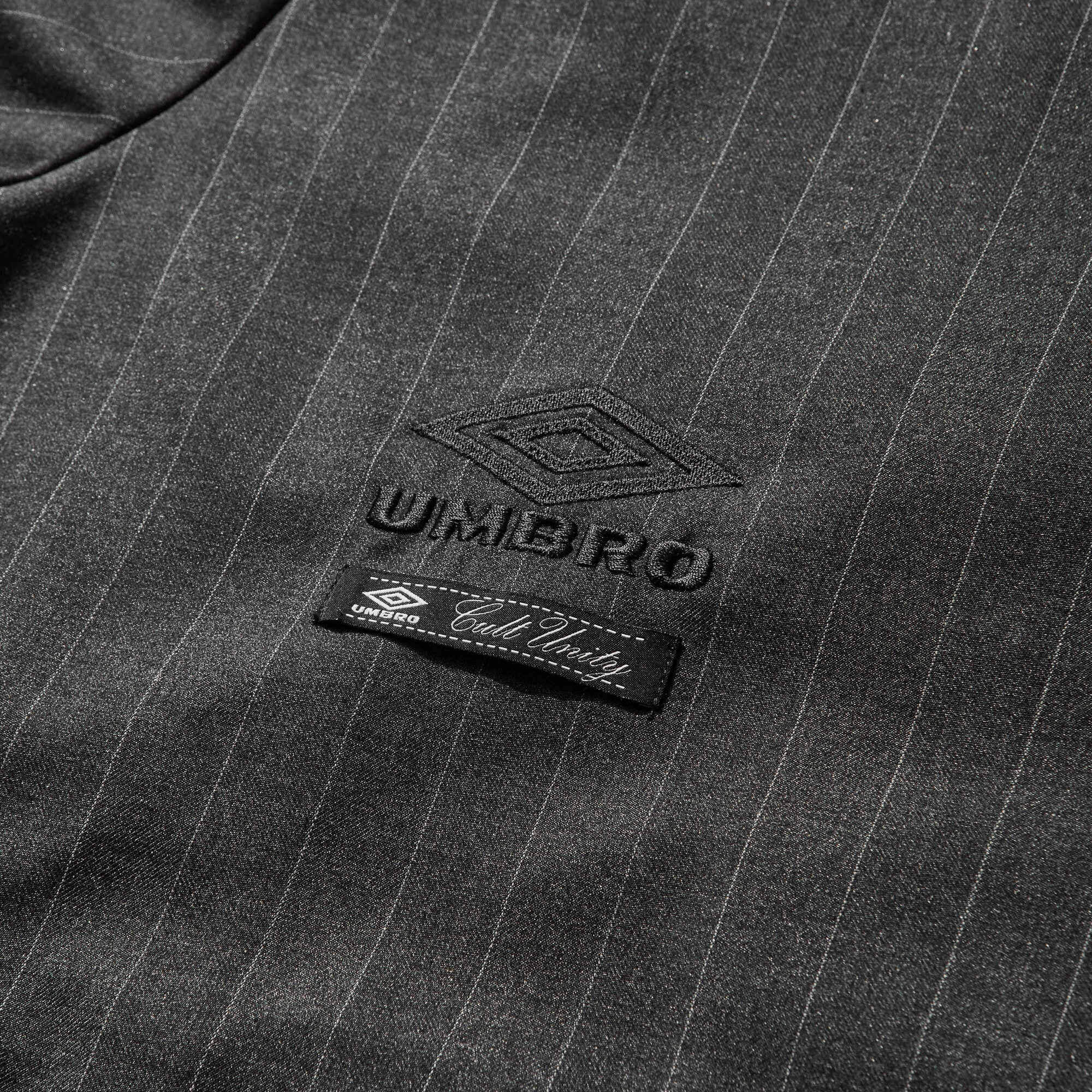 Umbro Pinstriped Jacket Dark Grey