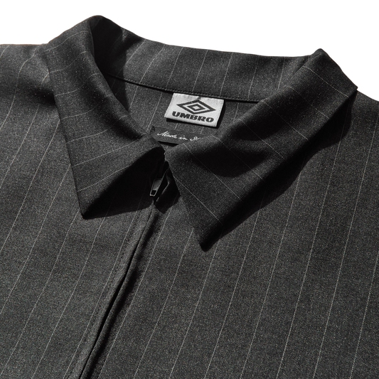 Umbro Pinstriped Jacket Dark Grey