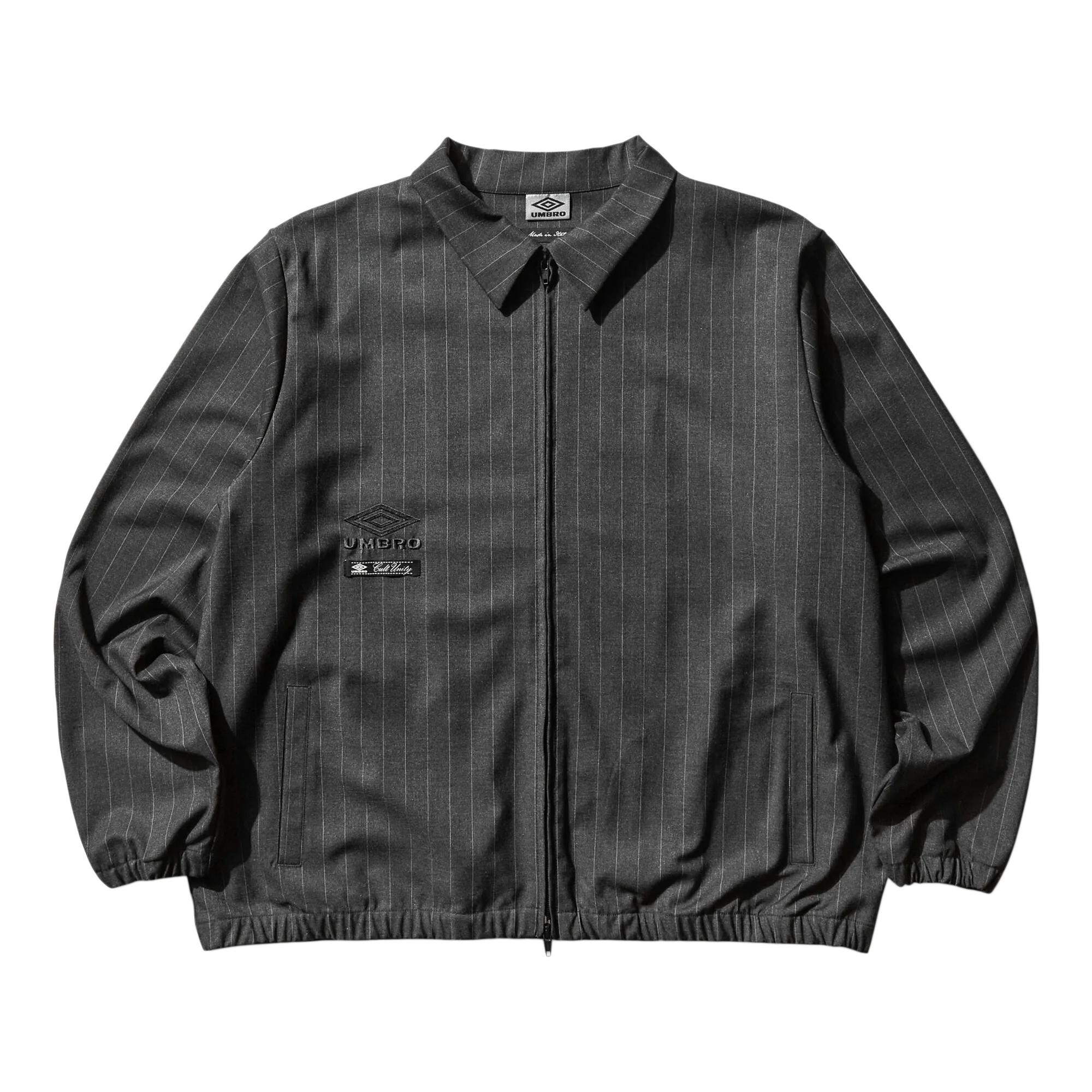 Umbro Pinstriped Jacket Dark Grey