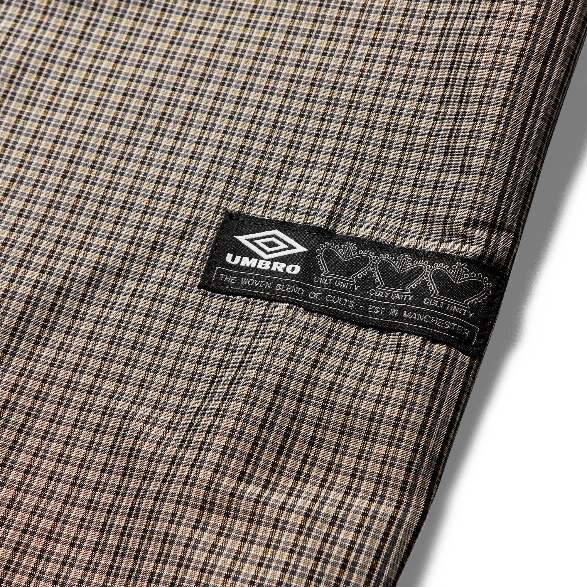 Umbro Smock Check Anorak Beige Black