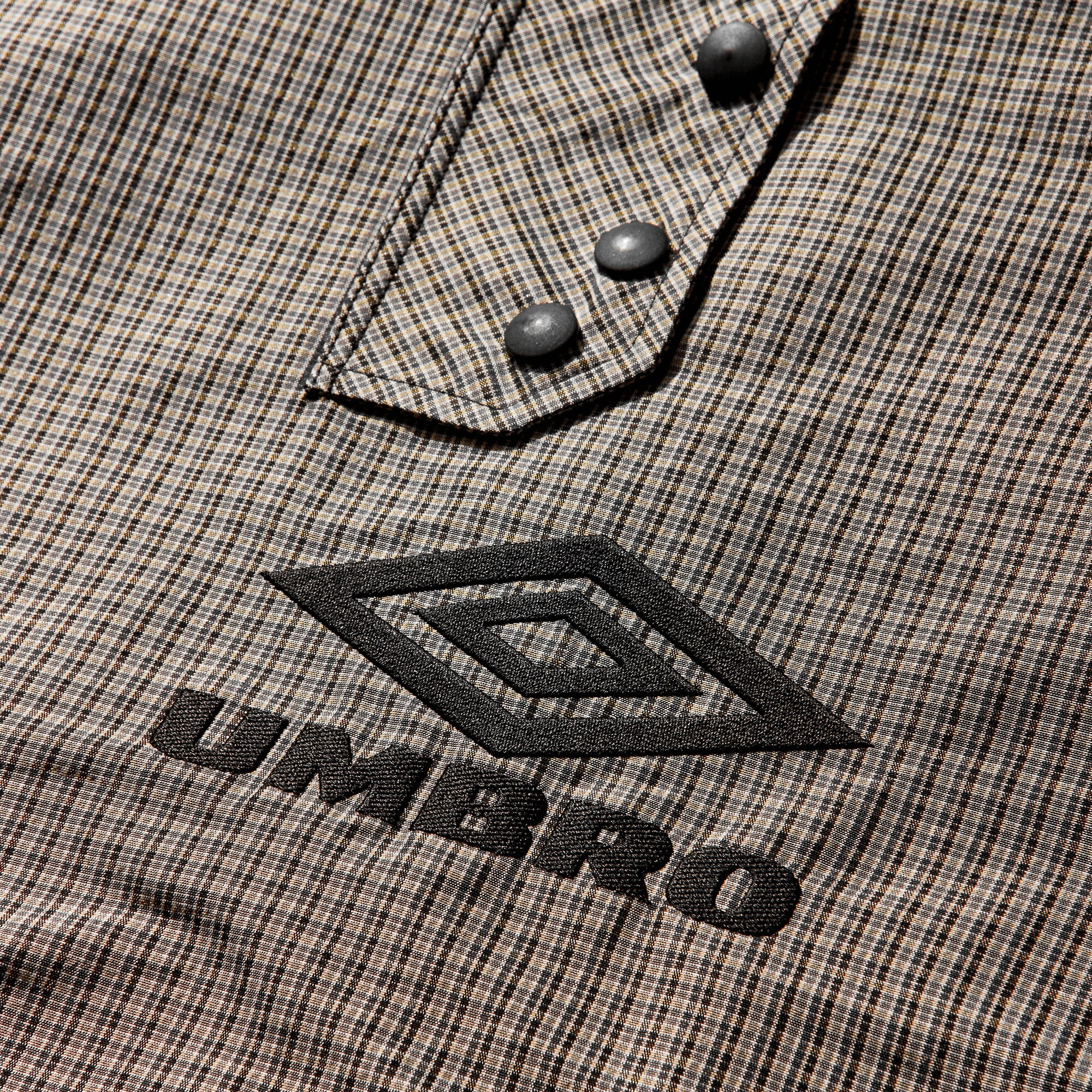 Umbro Smock Check Anorak Beige Black