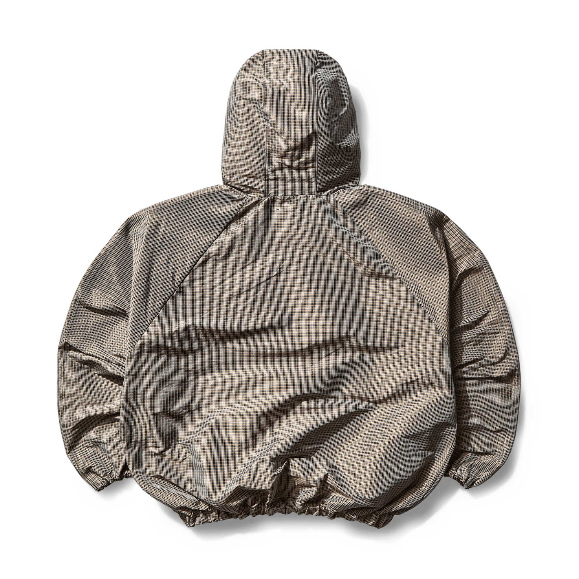 Umbro Smock Check Anorak Beige Black