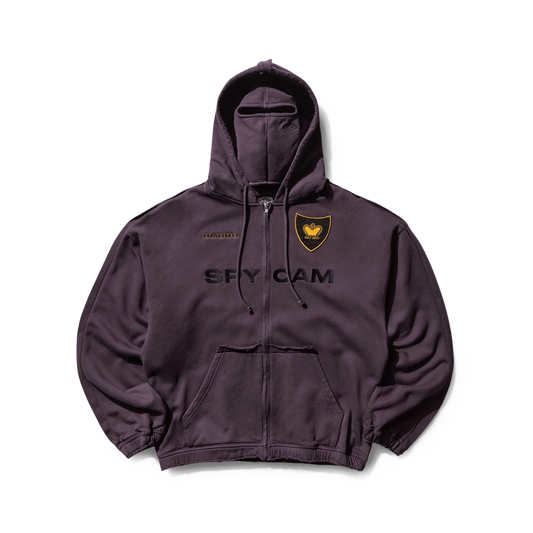 Umbro Spycam Masked Zip Hoodie Dark Purple