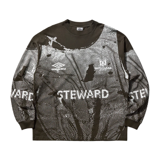 Umbro Steward Vest Long Sleeve Dark Olive