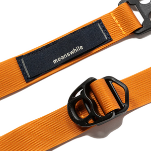 Meanswhile Utility Nylon Belt Orange