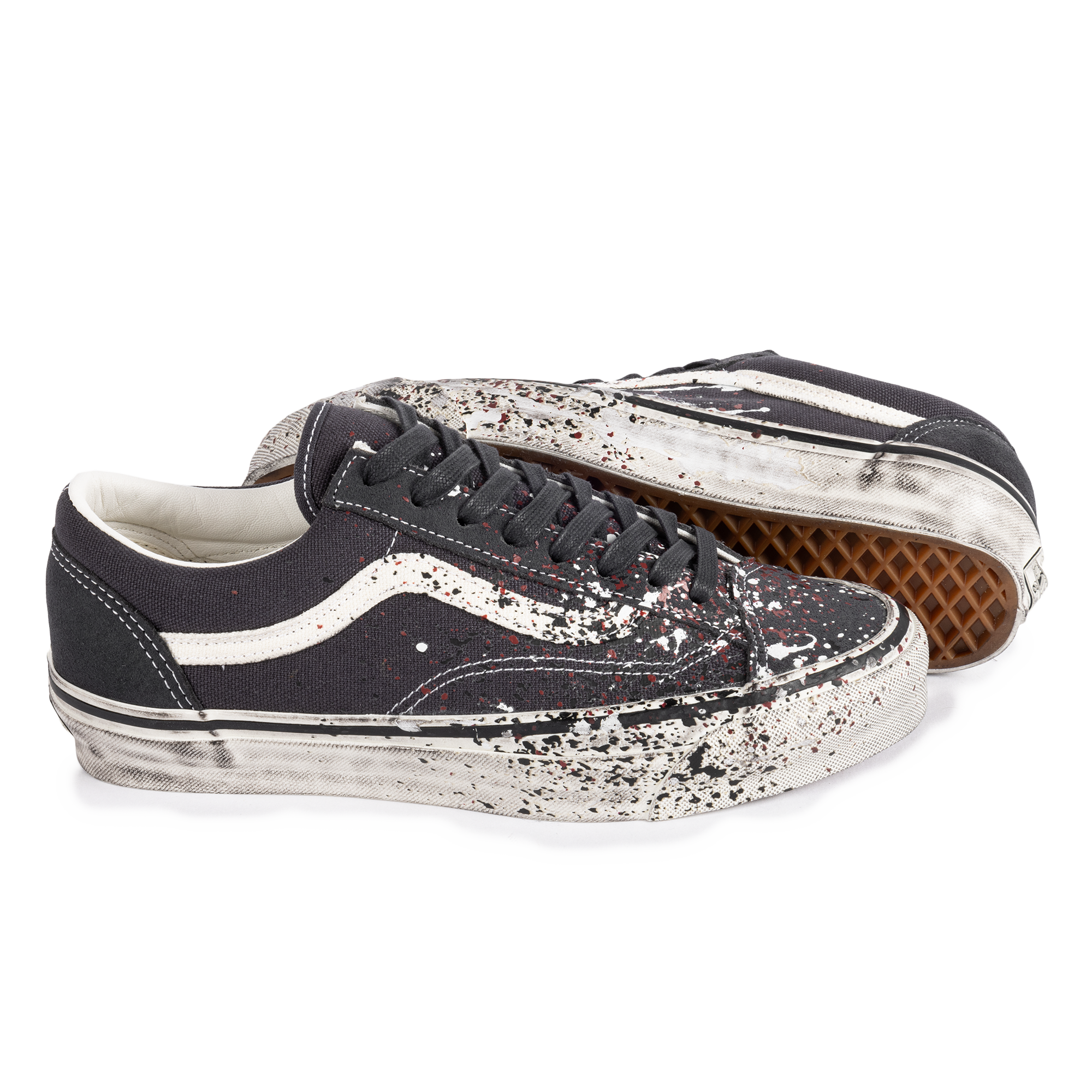 Vans LX Old Skool 36 Paint Splatter Charcoal Grey
