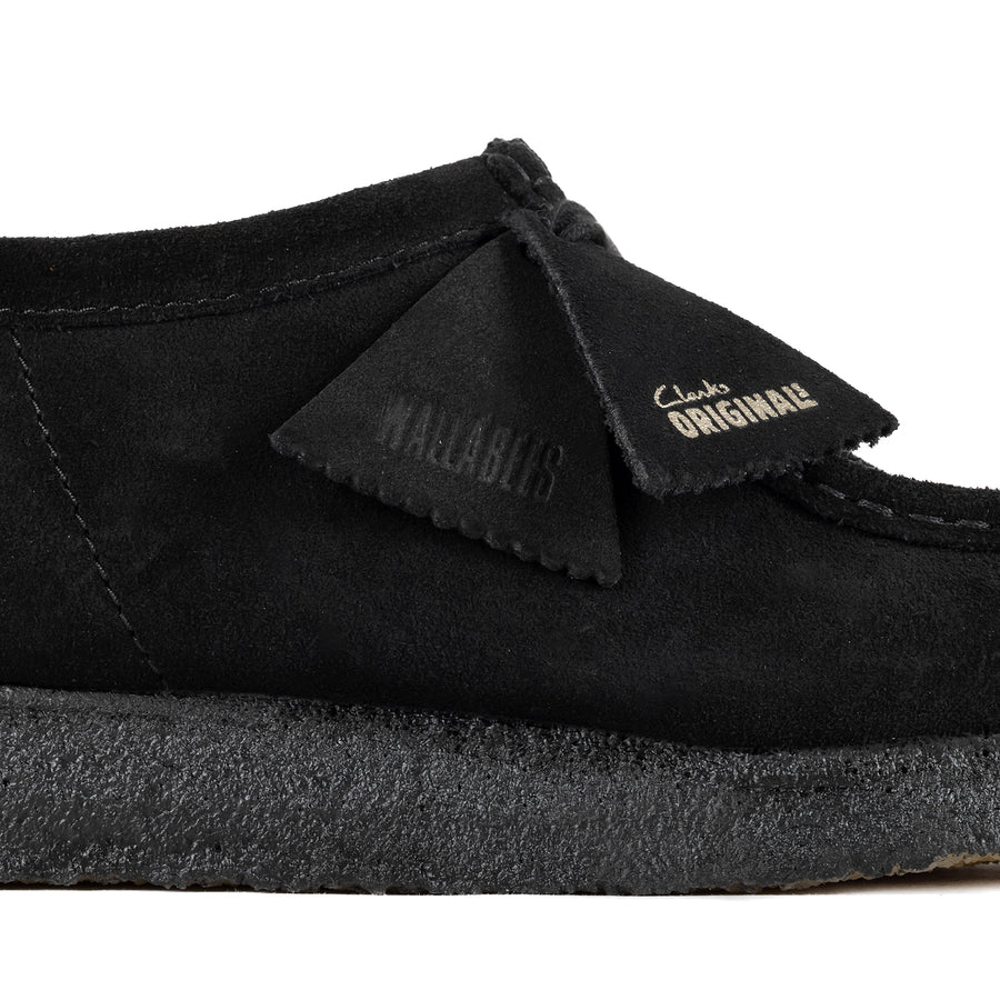 Clarks Wallabee Black Suede II G 146287