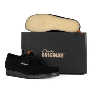 Clarks Wallabee Black Suede II G 146287