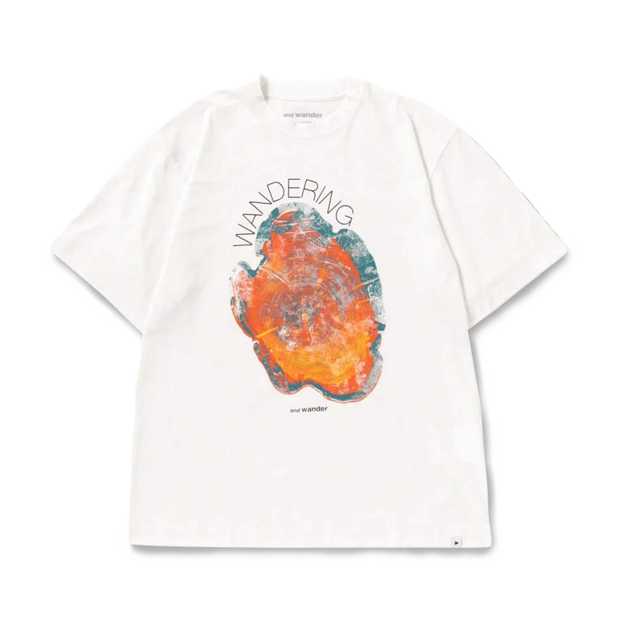 and wander Wandering Printed T White