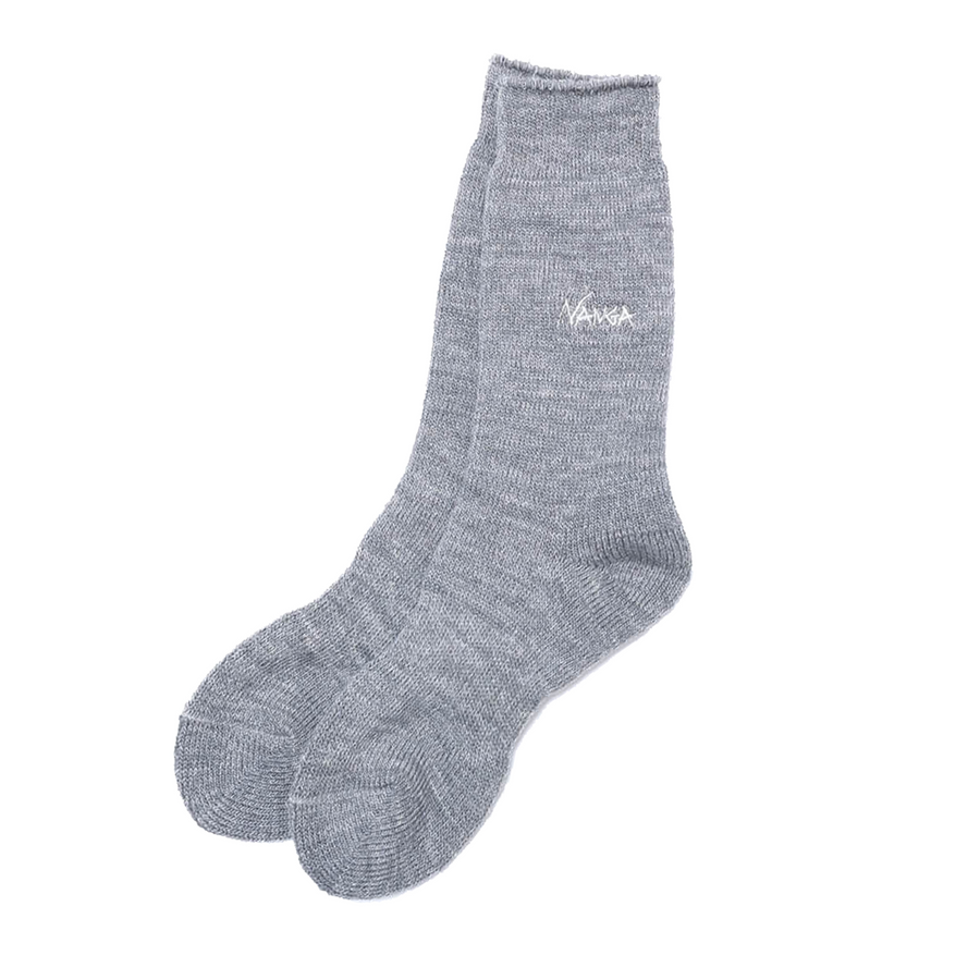 Nanga Warm Pile Room Socks Grey