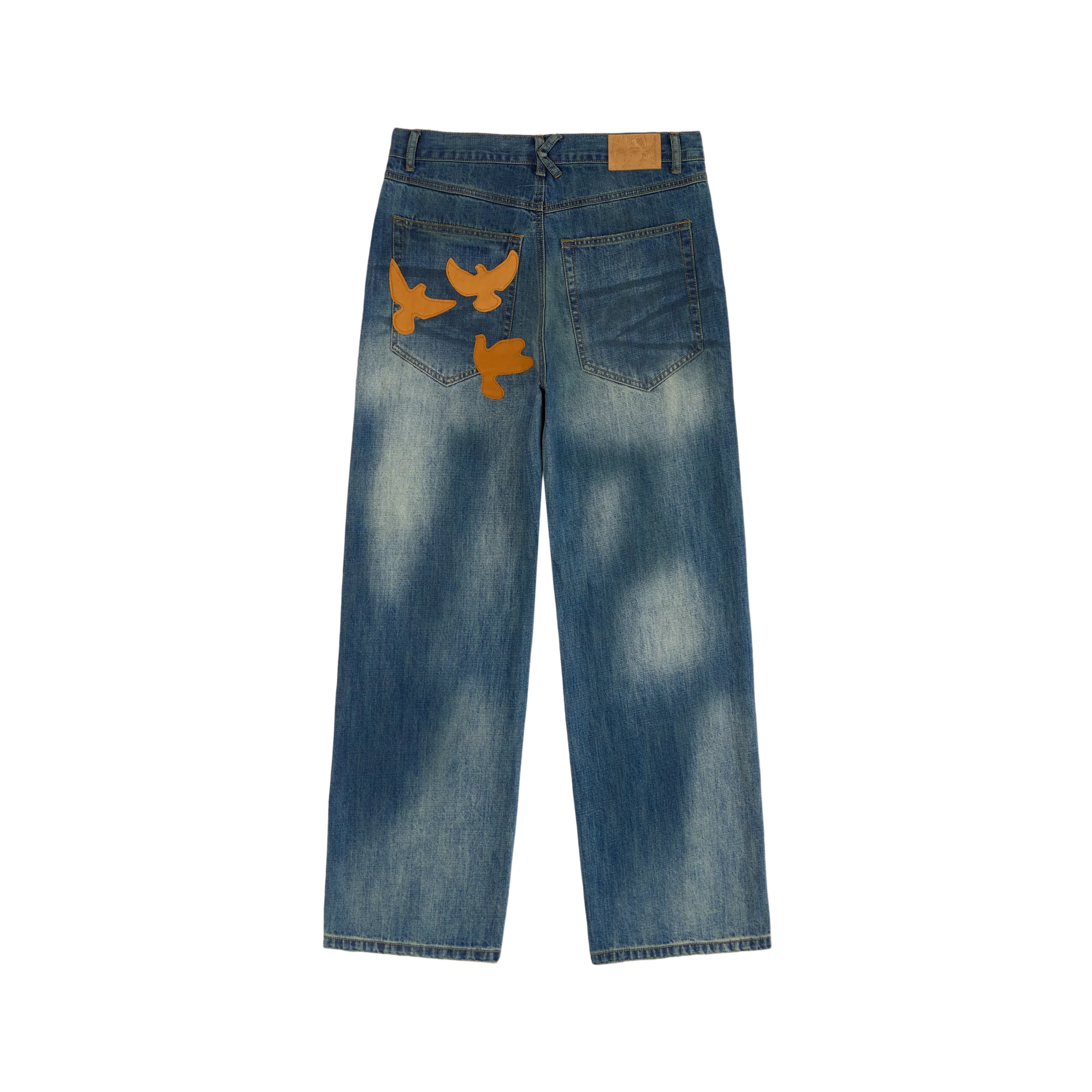 Kidsuper Washed Doves Denim Blue