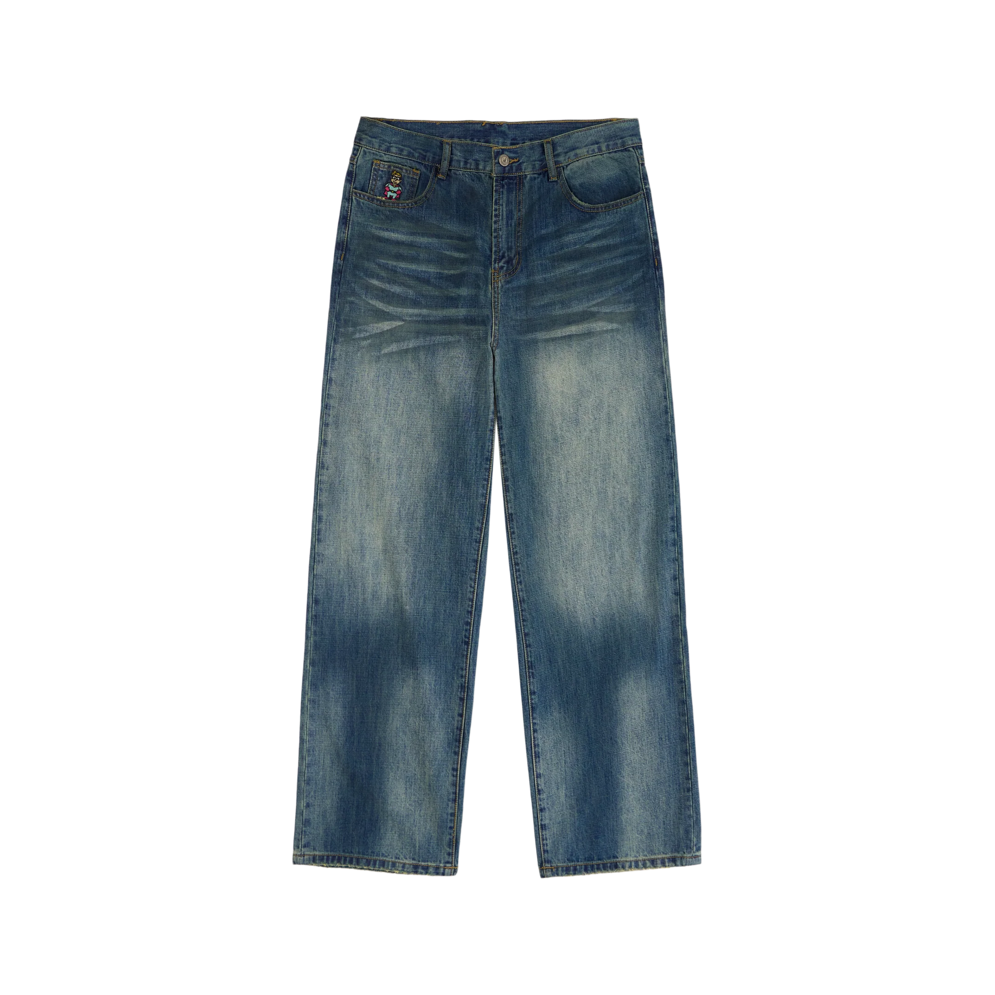 Kidsuper Washed Doves Denim Blue