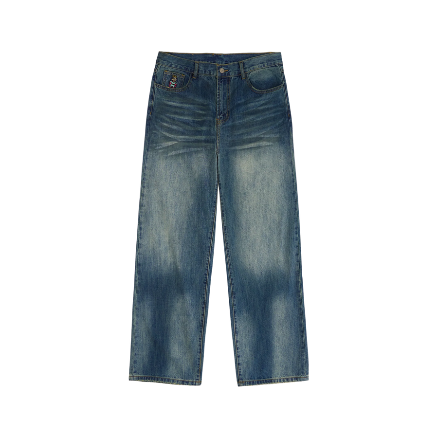 Kidsuper Washed Doves Denim Blue