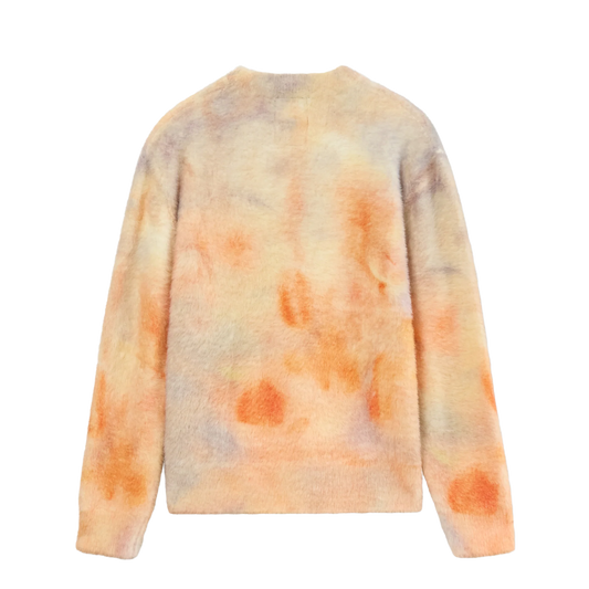 Kidsuper Watercolor Face Mohair Sweater