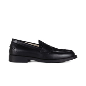 Duke + Dexter Wilde Black Vine Penny Loafer