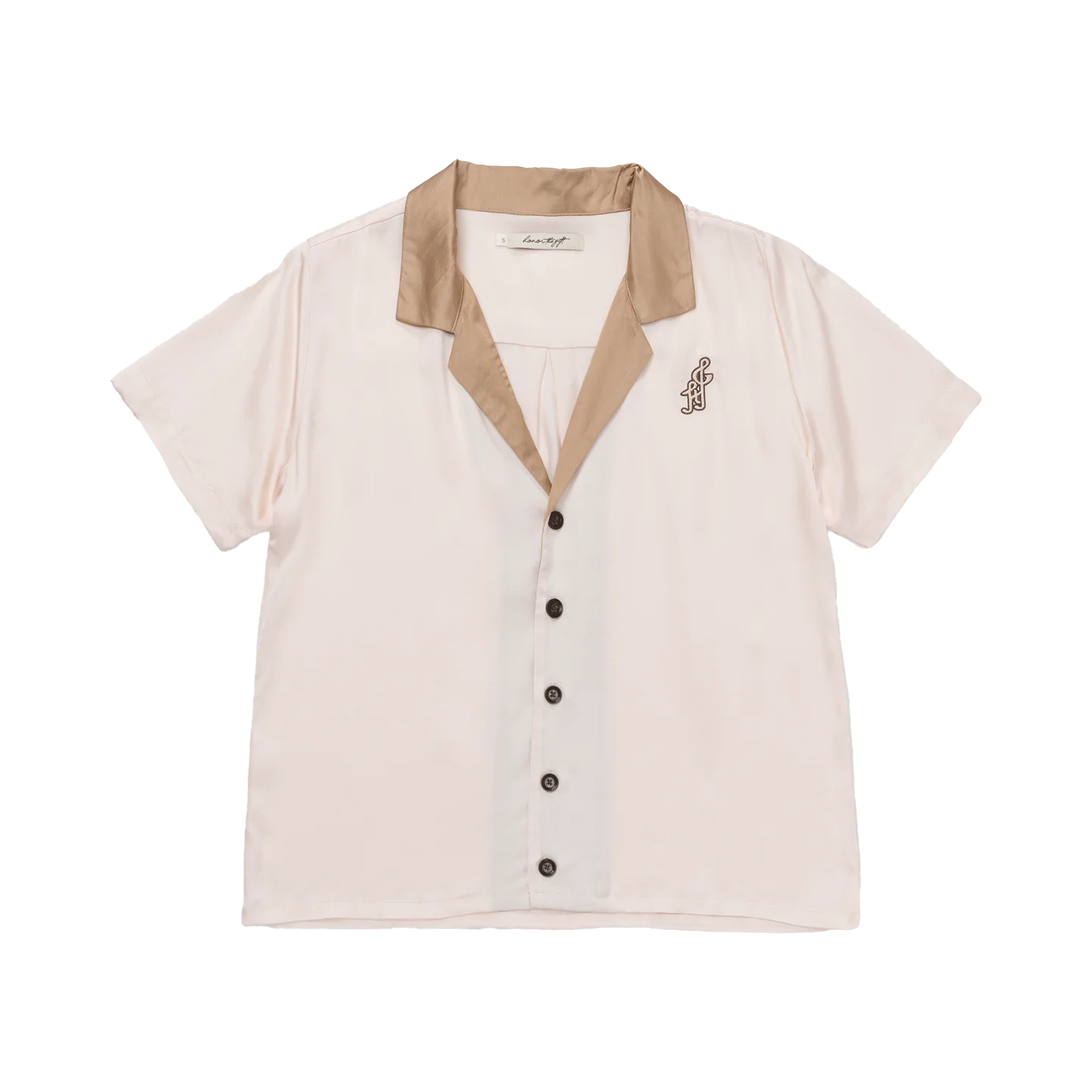 Honor The Gift Women's Notes Camp Shirt Cream