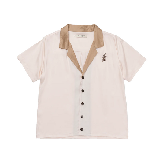 Honor The Gift Women's Notes Camp Shirt Cream