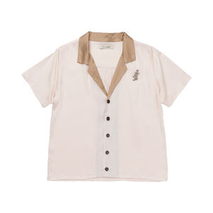 Honor The Gift Womens Notes Camp Shirt Cream