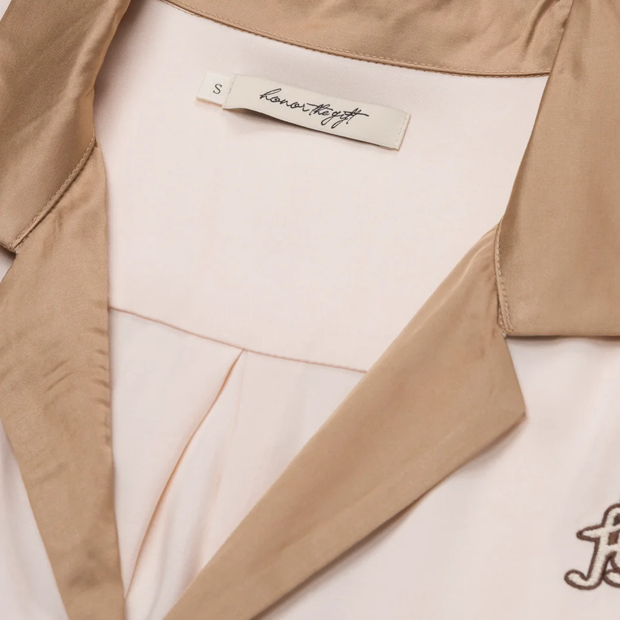 Honor The Gift Women's Notes Camp Shirt Cream