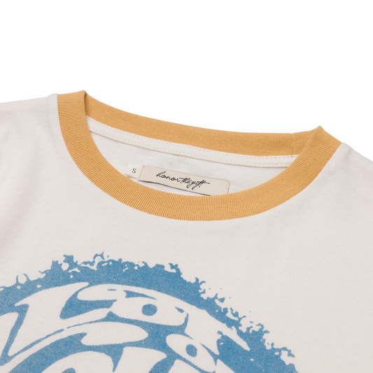 Honor The Gift Women's A Lot Of Soul Ringer T-Shirt Cream