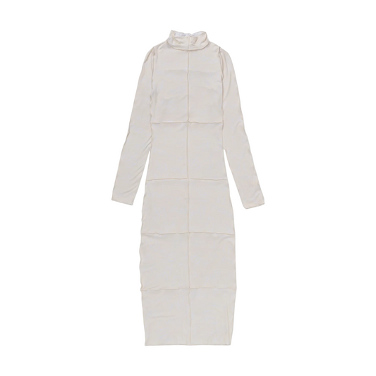 Honor The Gift Women's Lettuce Seam Dress Cream