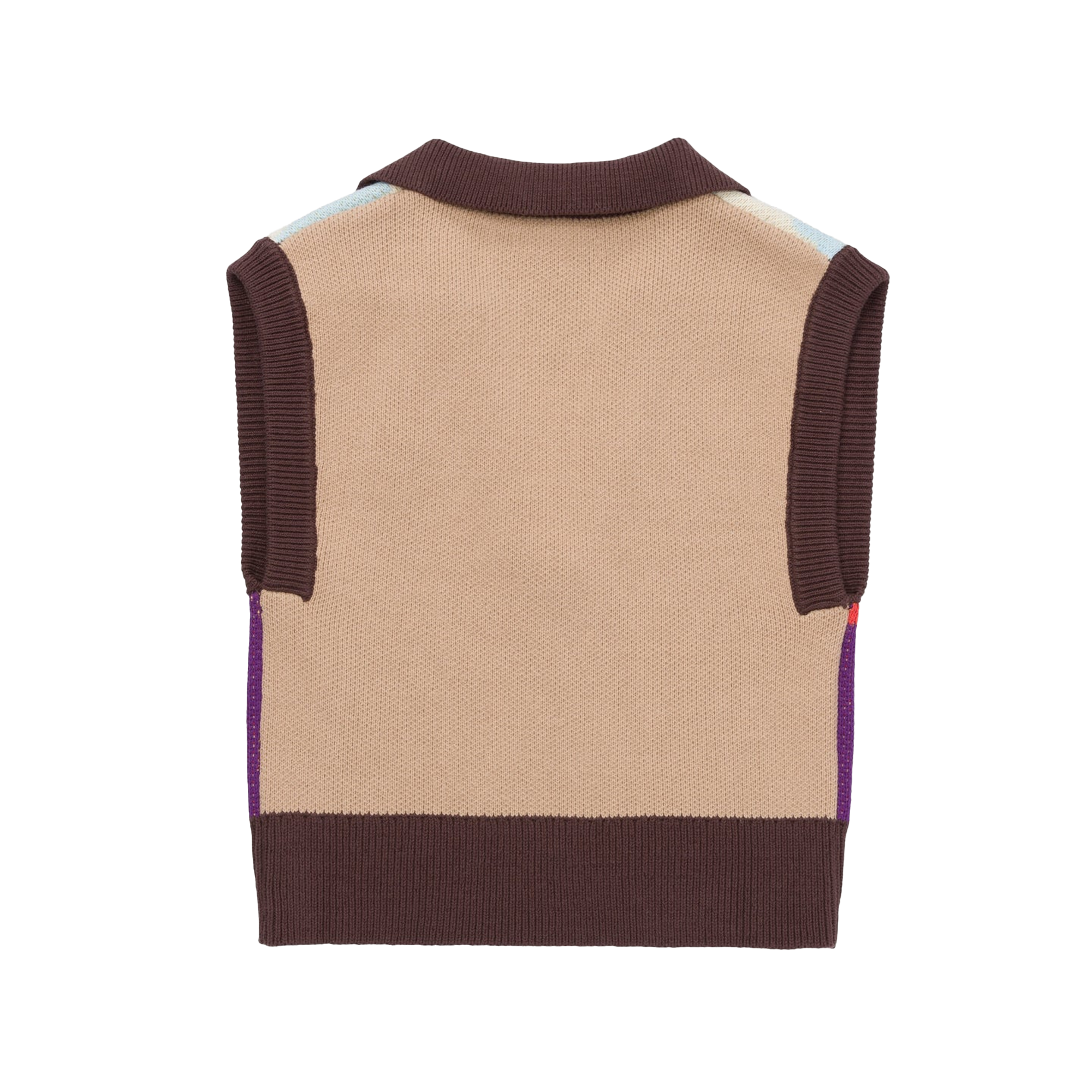 Honor The Gift Women's Collared Sweater Vest Brown